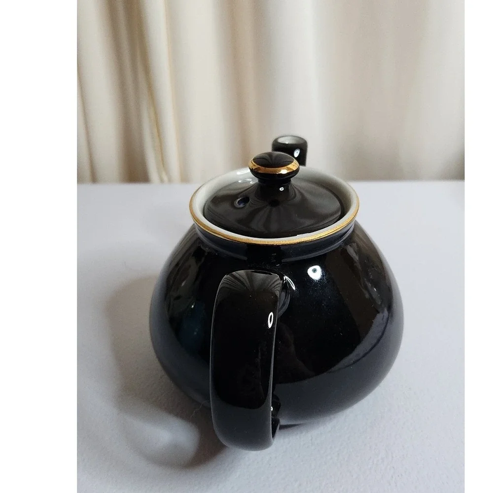 Hall Pottery Teapot -- Black
